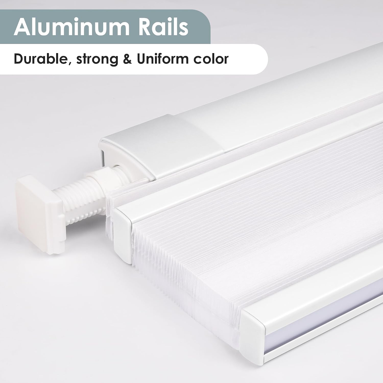 insmoublinds No Drill Cordless Cellular Shades, 34" W x 48" H, White - Image 4