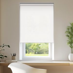 Cordless Horizontal Blinds - White